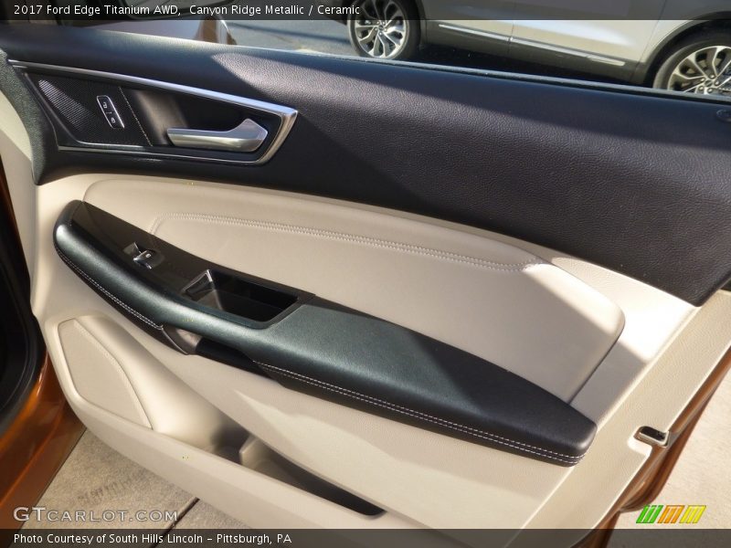 Door Panel of 2017 Edge Titanium AWD
