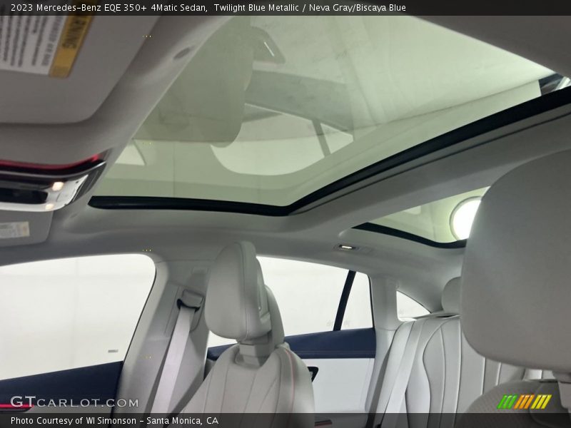Twilight Blue Metallic / Neva Gray/Biscaya Blue 2023 Mercedes-Benz EQE 350+ 4Matic Sedan
