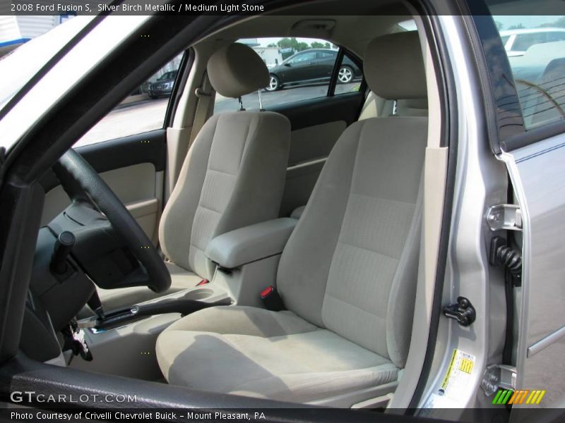 Silver Birch Metallic / Medium Light Stone 2008 Ford Fusion S