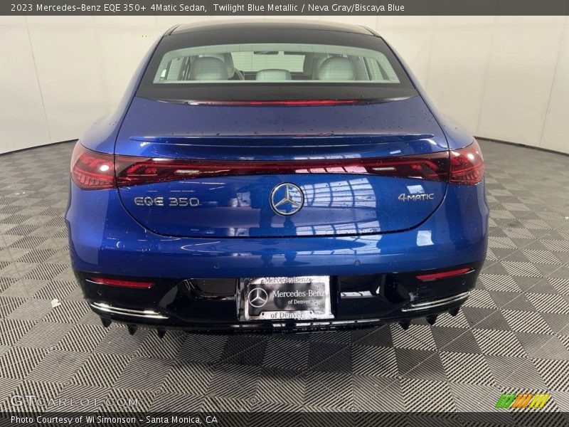 Twilight Blue Metallic / Neva Gray/Biscaya Blue 2023 Mercedes-Benz EQE 350+ 4Matic Sedan