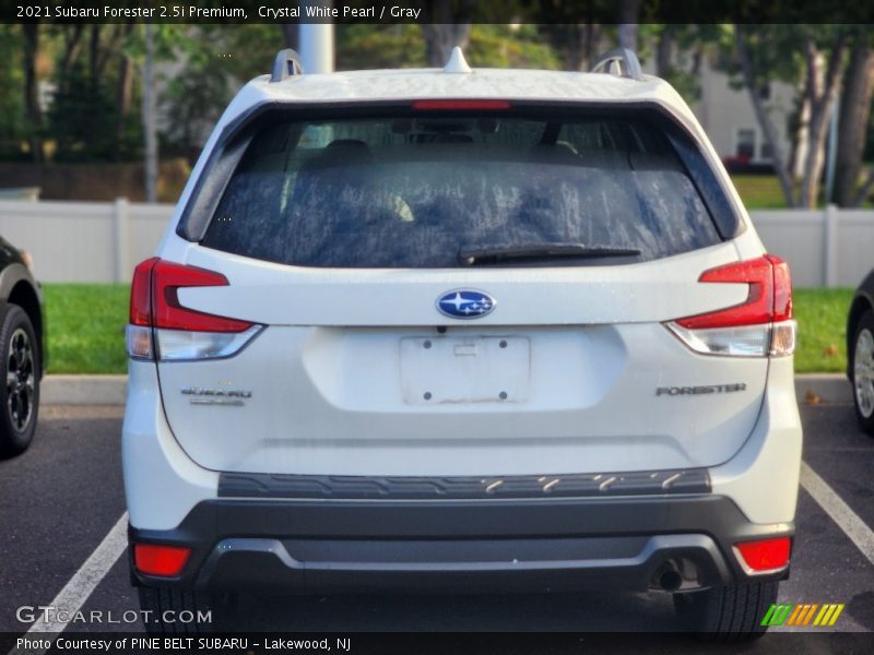 Crystal White Pearl / Gray 2021 Subaru Forester 2.5i Premium