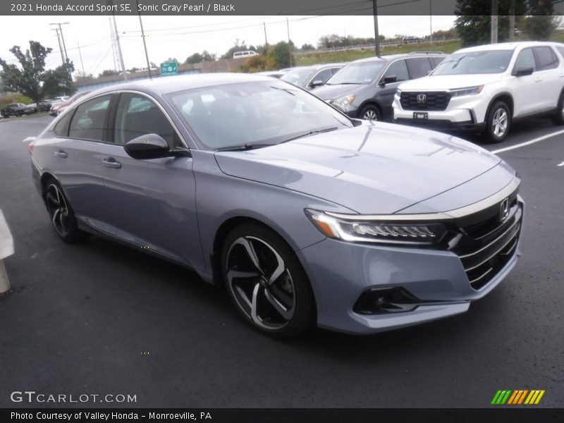 Sonic Gray Pearl / Black 2021 Honda Accord Sport SE