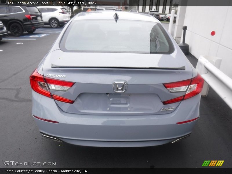 Sonic Gray Pearl / Black 2021 Honda Accord Sport SE
