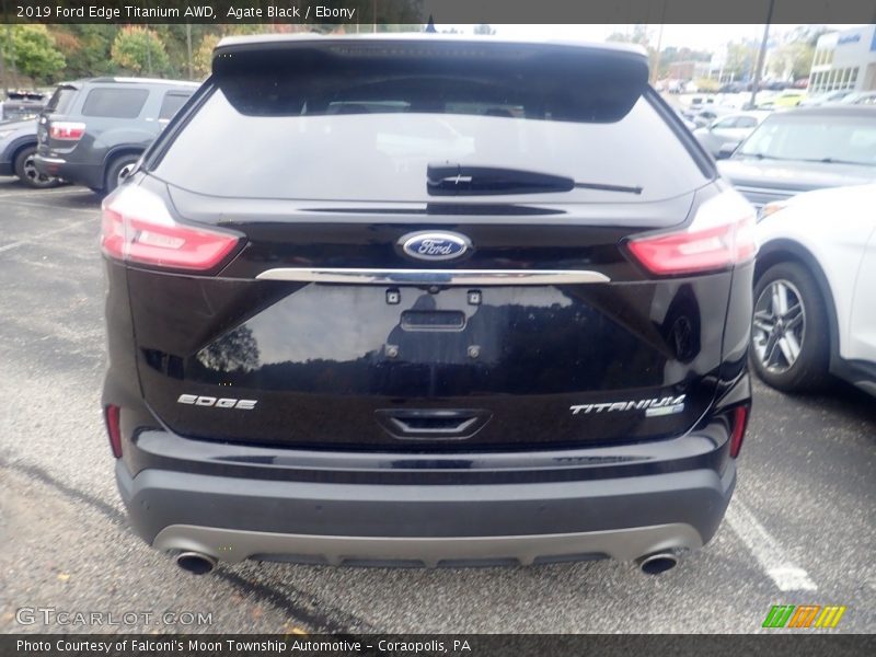 Agate Black / Ebony 2019 Ford Edge Titanium AWD