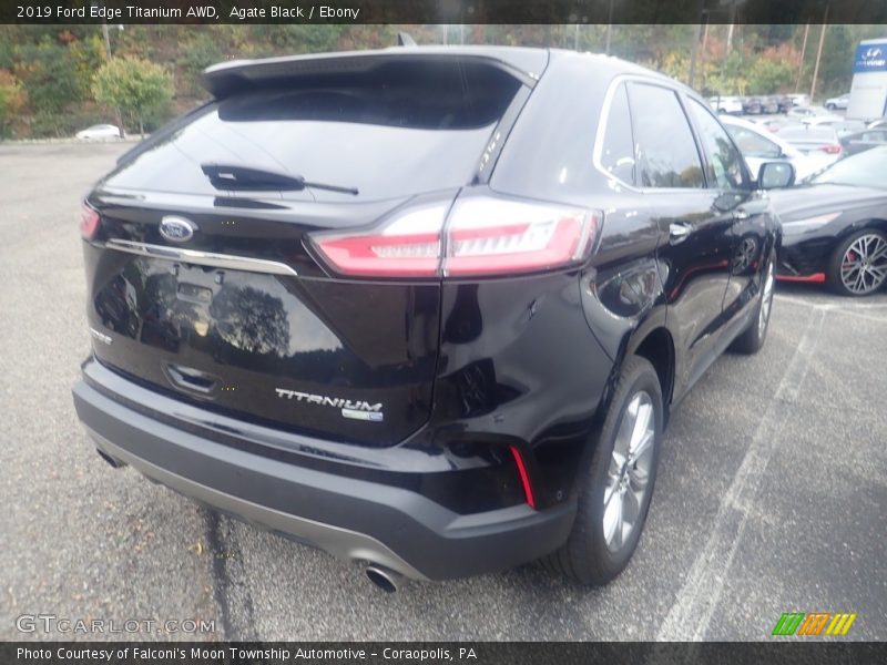 Agate Black / Ebony 2019 Ford Edge Titanium AWD