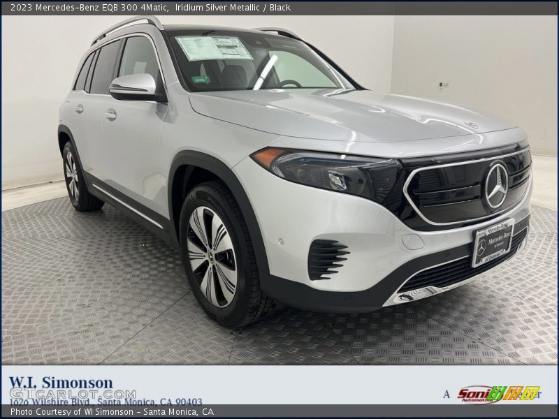 Iridium Silver Metallic / Black 2023 Mercedes-Benz EQB 300 4Matic