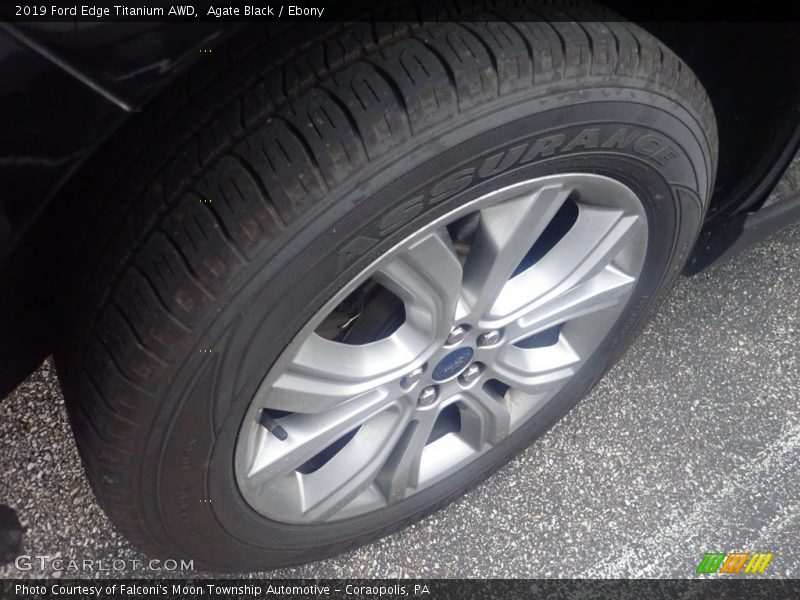 Agate Black / Ebony 2019 Ford Edge Titanium AWD