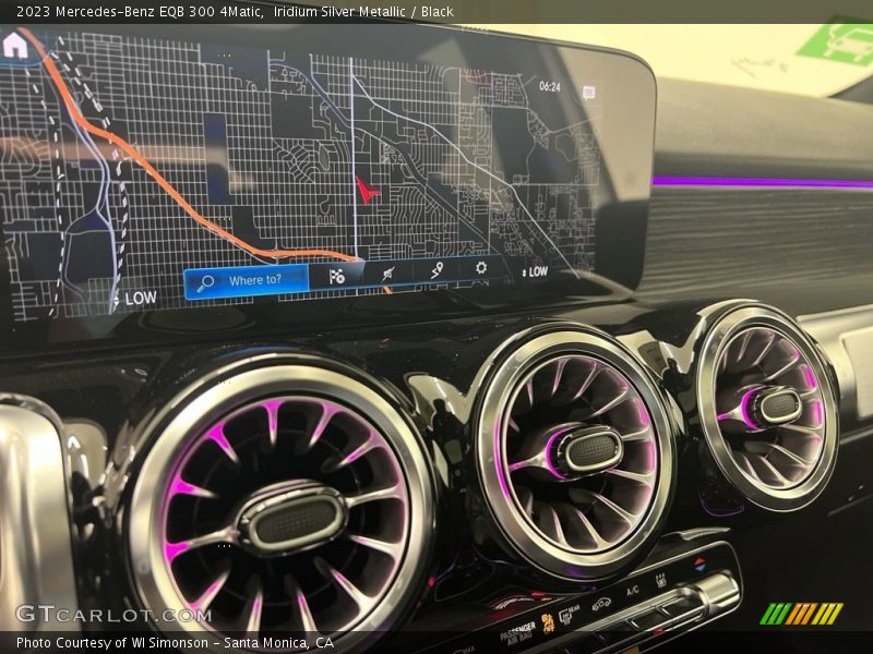 Navigation of 2023 EQB 300 4Matic