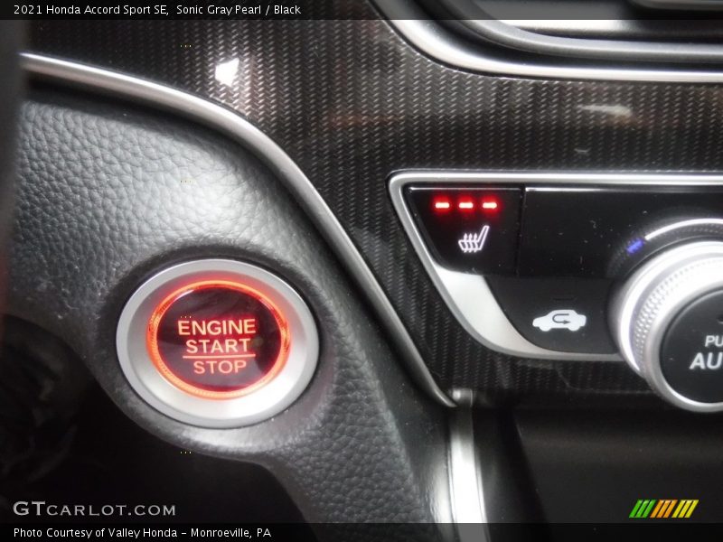 Sonic Gray Pearl / Black 2021 Honda Accord Sport SE