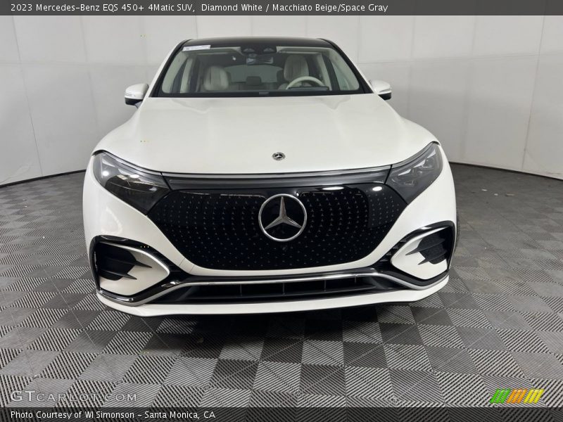 Diamond White / Macchiato Beige/Space Gray 2023 Mercedes-Benz EQS 450+ 4Matic SUV