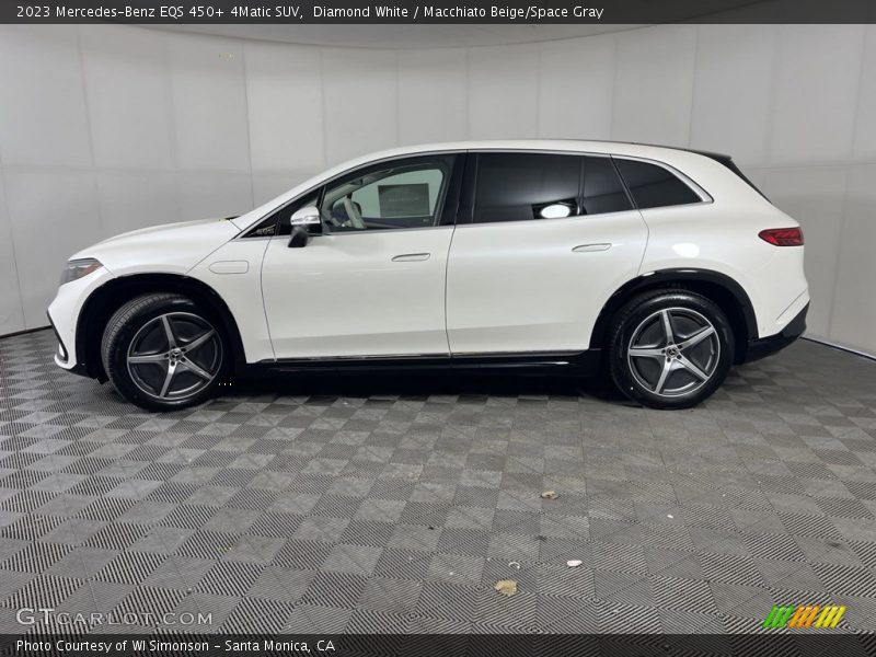 Diamond White / Macchiato Beige/Space Gray 2023 Mercedes-Benz EQS 450+ 4Matic SUV