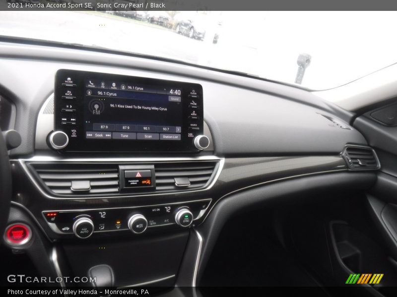 Sonic Gray Pearl / Black 2021 Honda Accord Sport SE