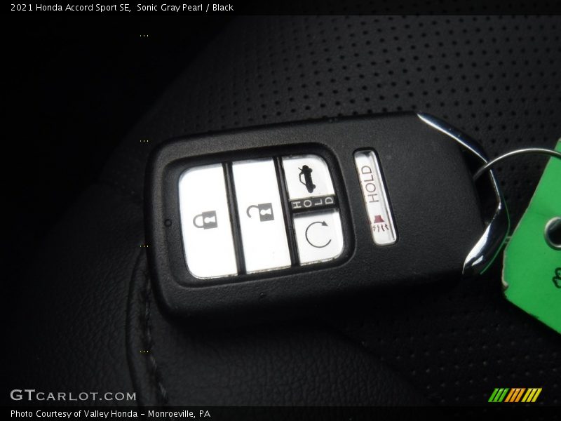Sonic Gray Pearl / Black 2021 Honda Accord Sport SE