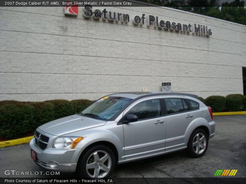 Bright Silver Metallic / Pastel Slate Gray 2007 Dodge Caliber R/T AWD