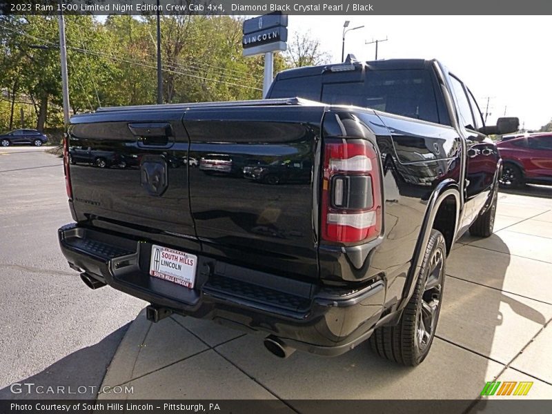 Diamond Black Crystal Pearl / Black 2023 Ram 1500 Limited Night Edition Crew Cab 4x4
