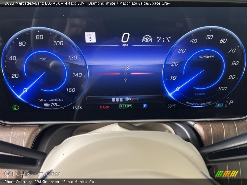  2023 EQS 450+ 4Matic SUV 450+ 4Matic SUV Gauges