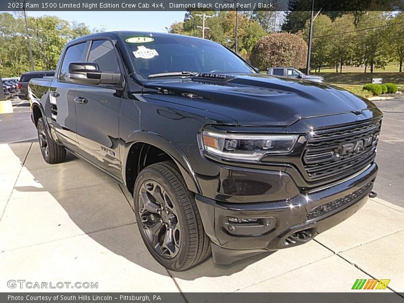  2023 1500 Limited Night Edition Crew Cab 4x4 Diamond Black Crystal Pearl
