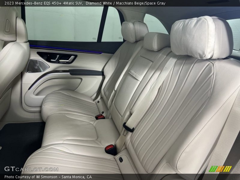 Rear Seat of 2023 EQS 450+ 4Matic SUV