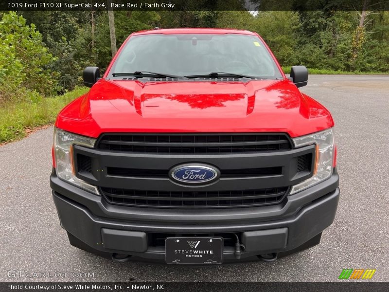 Race Red / Earth Gray 2019 Ford F150 XL SuperCab 4x4