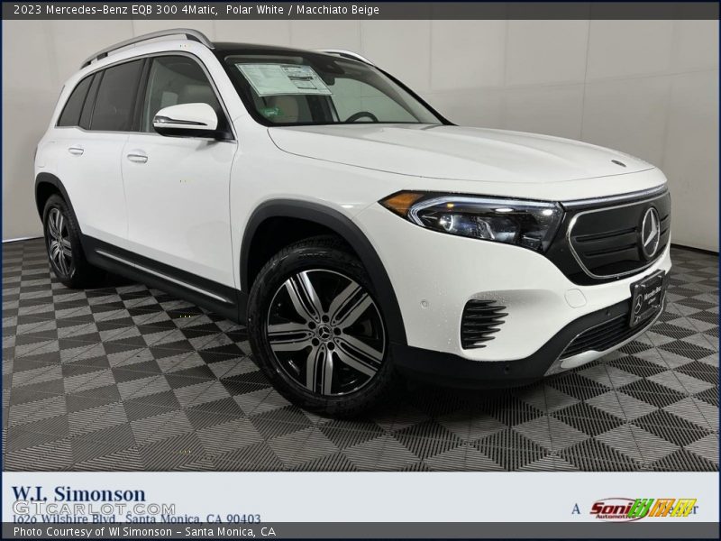 Polar White / Macchiato Beige 2023 Mercedes-Benz EQB 300 4Matic