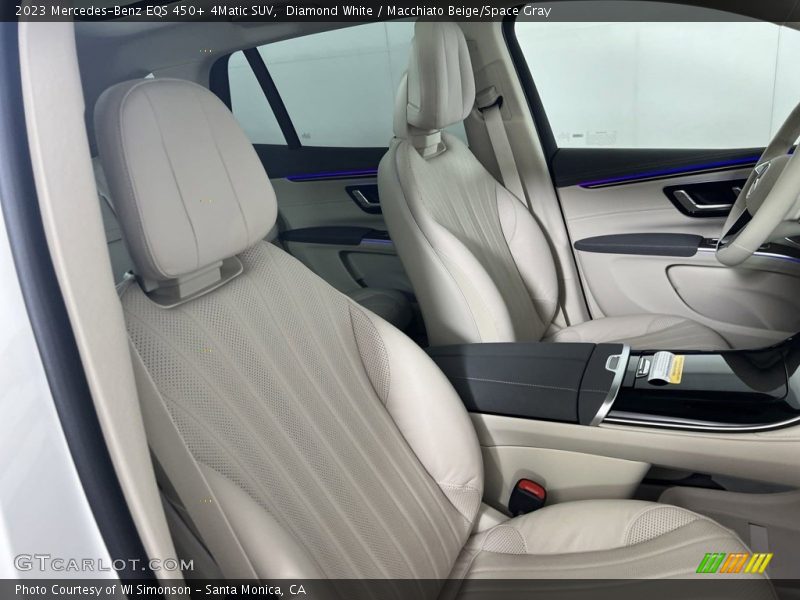 Front Seat of 2023 EQS 450+ 4Matic SUV