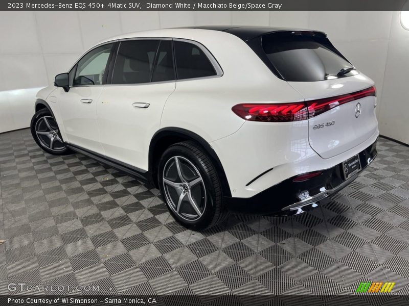 Diamond White / Macchiato Beige/Space Gray 2023 Mercedes-Benz EQS 450+ 4Matic SUV