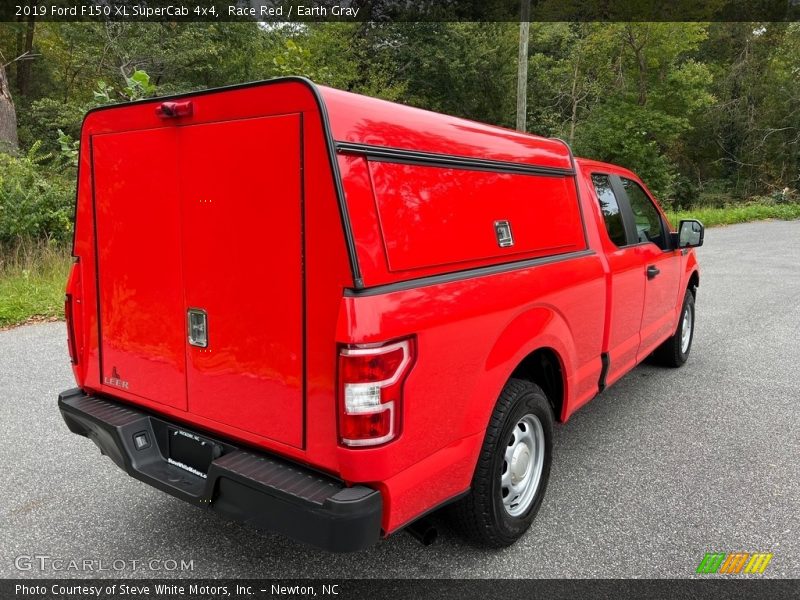 Race Red / Earth Gray 2019 Ford F150 XL SuperCab 4x4
