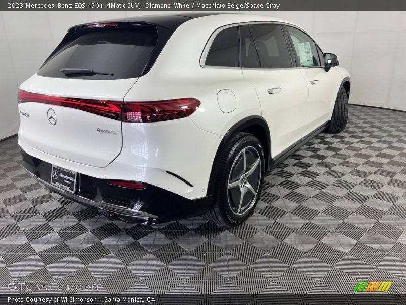 Diamond White / Macchiato Beige/Space Gray 2023 Mercedes-Benz EQS 450+ 4Matic SUV