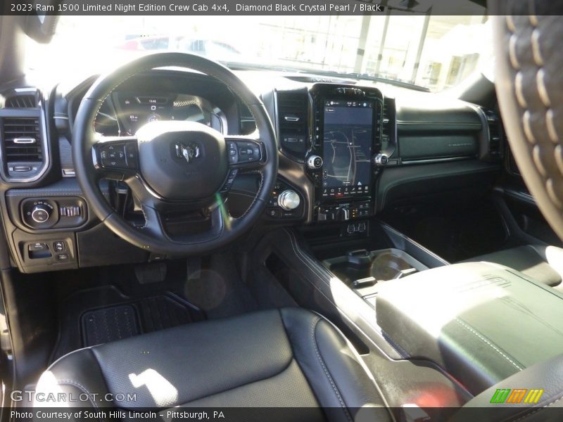 Diamond Black Crystal Pearl / Black 2023 Ram 1500 Limited Night Edition Crew Cab 4x4