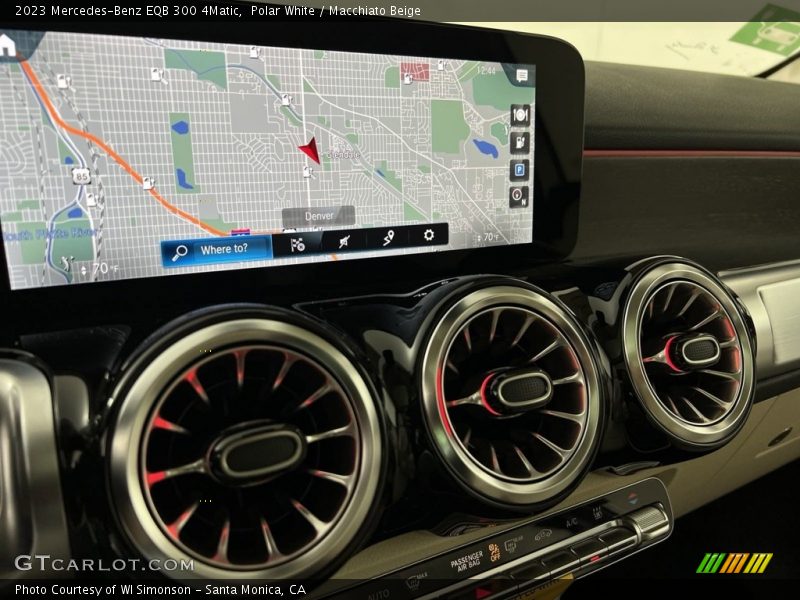 Polar White / Macchiato Beige 2023 Mercedes-Benz EQB 300 4Matic