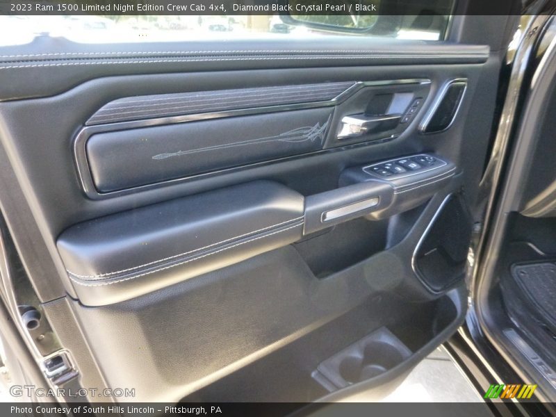 Diamond Black Crystal Pearl / Black 2023 Ram 1500 Limited Night Edition Crew Cab 4x4
