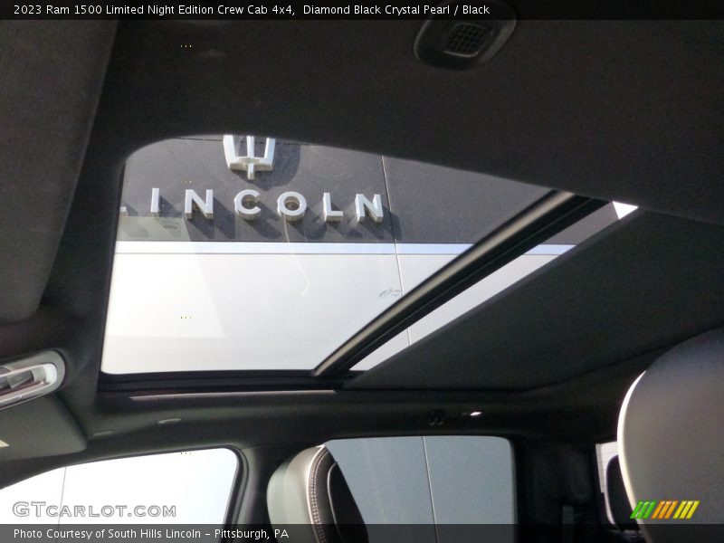 Diamond Black Crystal Pearl / Black 2023 Ram 1500 Limited Night Edition Crew Cab 4x4