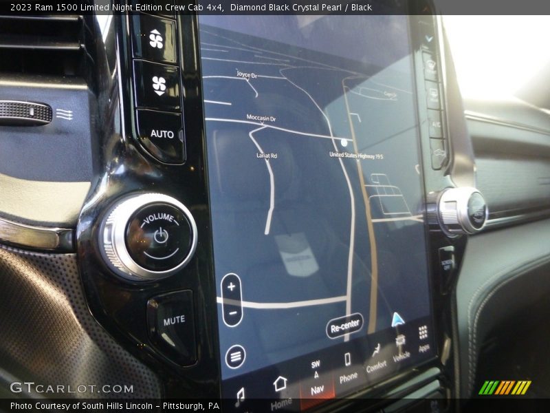 Diamond Black Crystal Pearl / Black 2023 Ram 1500 Limited Night Edition Crew Cab 4x4