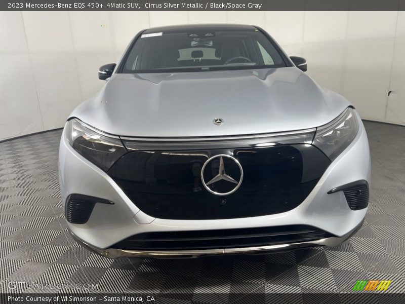 Cirrus Silver Metallic / Black/Space Gray 2023 Mercedes-Benz EQS 450+ 4Matic SUV