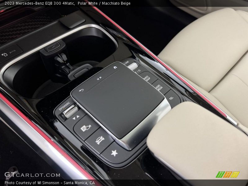 Controls of 2023 EQB 300 4Matic