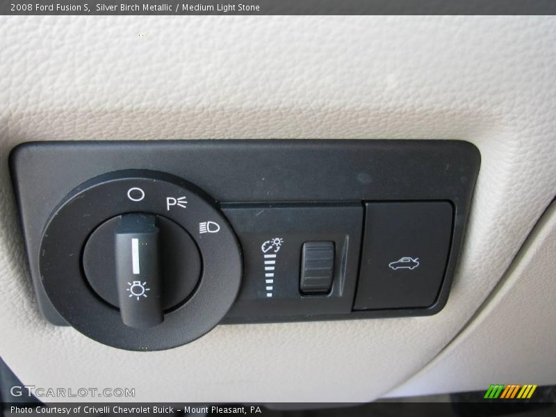 Silver Birch Metallic / Medium Light Stone 2008 Ford Fusion S