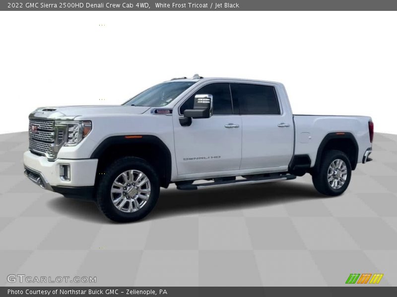 White Frost Tricoat / Jet Black 2022 GMC Sierra 2500HD Denali Crew Cab 4WD