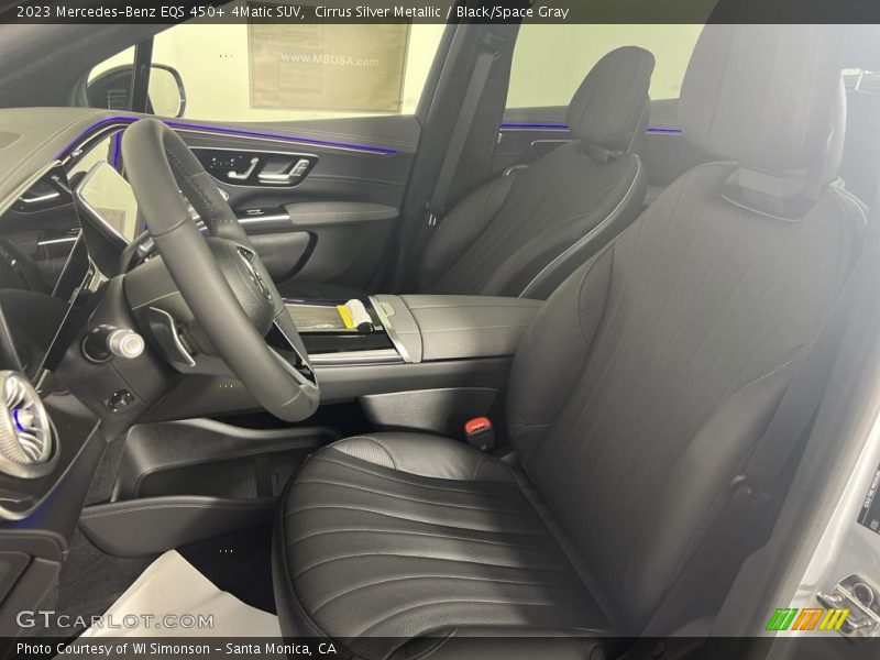 Cirrus Silver Metallic / Black/Space Gray 2023 Mercedes-Benz EQS 450+ 4Matic SUV