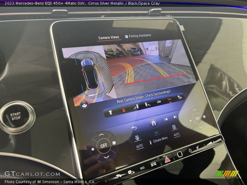 Cirrus Silver Metallic / Black/Space Gray 2023 Mercedes-Benz EQS 450+ 4Matic SUV