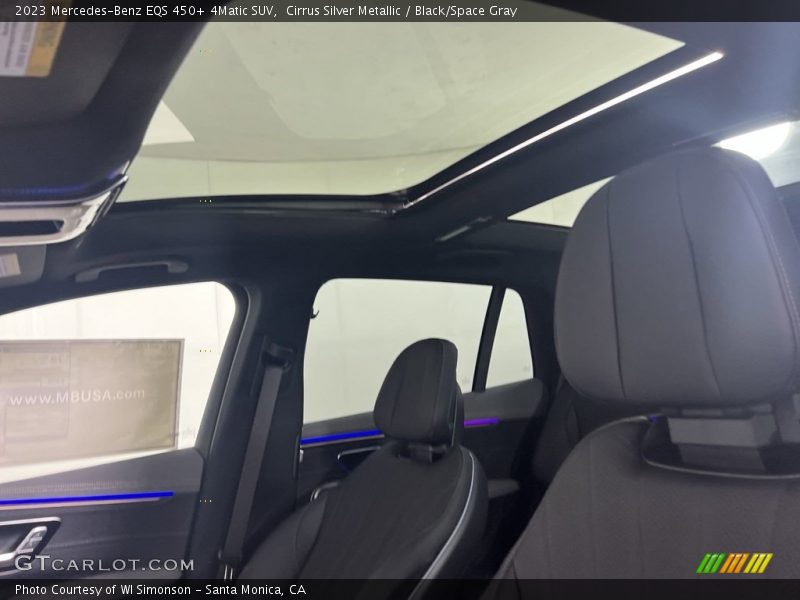 Cirrus Silver Metallic / Black/Space Gray 2023 Mercedes-Benz EQS 450+ 4Matic SUV