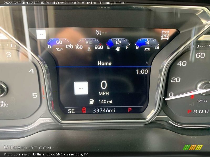 White Frost Tricoat / Jet Black 2022 GMC Sierra 2500HD Denali Crew Cab 4WD