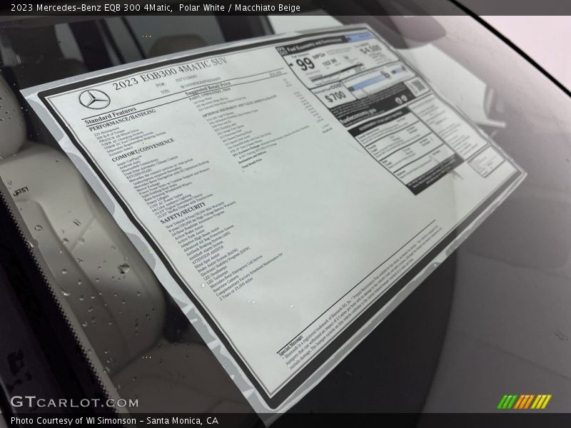 Polar White / Macchiato Beige 2023 Mercedes-Benz EQB 300 4Matic