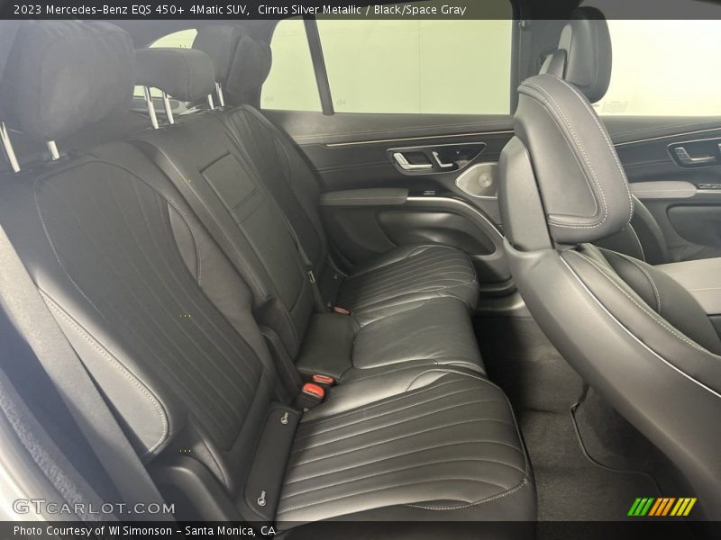 Cirrus Silver Metallic / Black/Space Gray 2023 Mercedes-Benz EQS 450+ 4Matic SUV