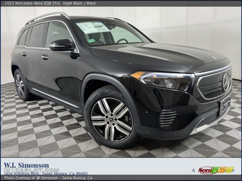 Night Black / Black 2023 Mercedes-Benz EQB 250