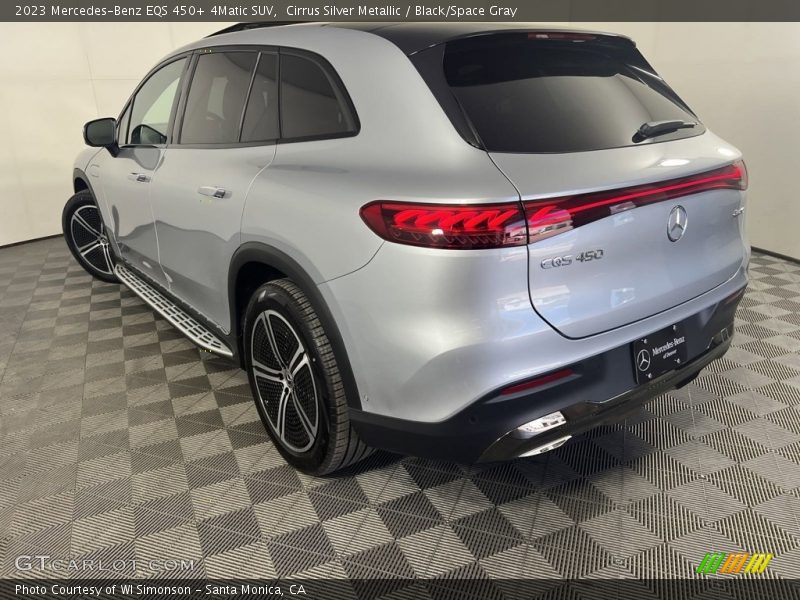 Cirrus Silver Metallic / Black/Space Gray 2023 Mercedes-Benz EQS 450+ 4Matic SUV