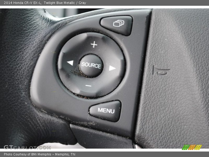 Twilight Blue Metallic / Gray 2014 Honda CR-V EX-L