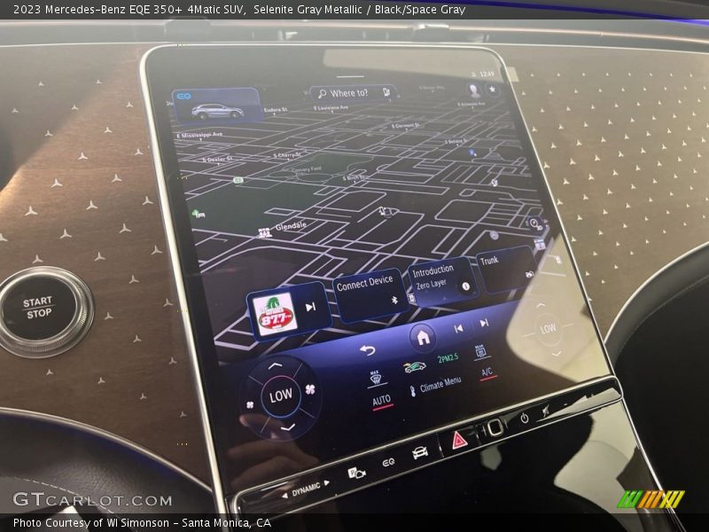 Selenite Gray Metallic / Black/Space Gray 2023 Mercedes-Benz EQE 350+ 4Matic SUV