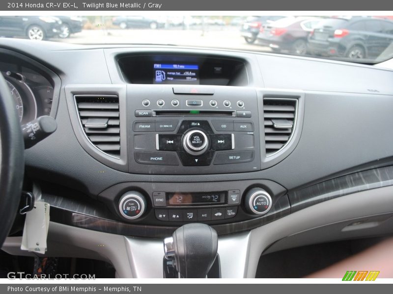Twilight Blue Metallic / Gray 2014 Honda CR-V EX-L