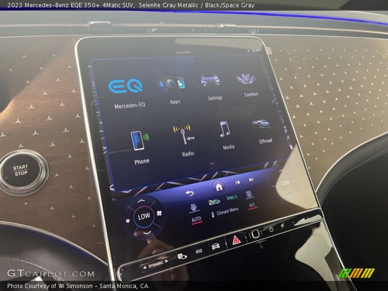 Selenite Gray Metallic / Black/Space Gray 2023 Mercedes-Benz EQE 350+ 4Matic SUV