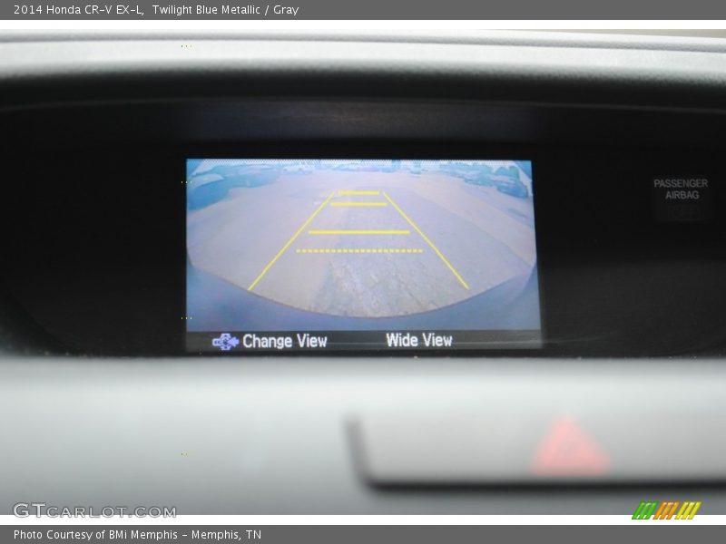 Twilight Blue Metallic / Gray 2014 Honda CR-V EX-L